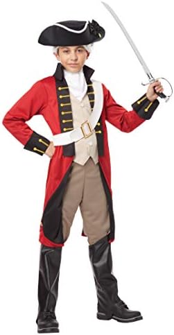 Erkek İngiliz Redcoat Kostüm Büyük (10-12)