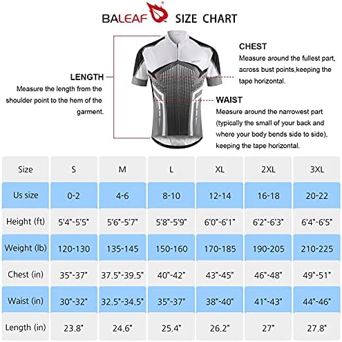 BALEAF erkek Bisiklet Jersey Dağ Bisikleti Gömlek Kısa Kollu Üstleri Giyim Tam Zip MTB 4 Cepler Nefes UPF 50 +