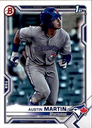 2021 Bowman Umutları BP-87 Austin Martin Toronto Mavi Jays 1. Bowman Kartı MLB Beyzbol Kartı NM-MT