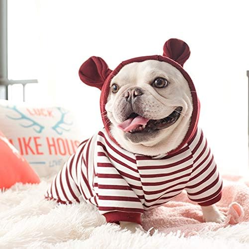 Pet Coat Giyim | Fransız Bulldog Giyim | Köpek Giyim | Corgi Frenchie Kostüm | Sıcak Rahat Şık Gömlek |Kış Ceket / Küçük Orta