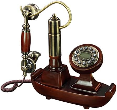 Snokwin Avrupa Tarzı Retro Telefon Sabit Vintage Kablolu Telefon Ev Arama Telefon Retro Zil Sesleri ile