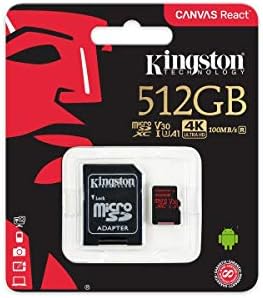 Profesyonel microSDXC 512GB, SanFlash ve Kingston tarafından Özel olarak Doğrulanmış BLU Studio G4Card için çalışır. (80 MB /