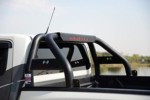 Toyota Hilux Revo 2015-2017 İçin Nonstops Kısa Roll Bar Çelik Hamer Mat Siyah Hr-1601