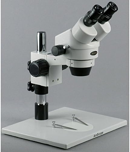 AmScope SM-1B-Profesyonel Binoküler Stereo Zoom mikroskop İÇİN, wh10x Oküler, 7X-45X Büyütme, 0.7 X-4.5 X Zoom Objektifi, Fiber