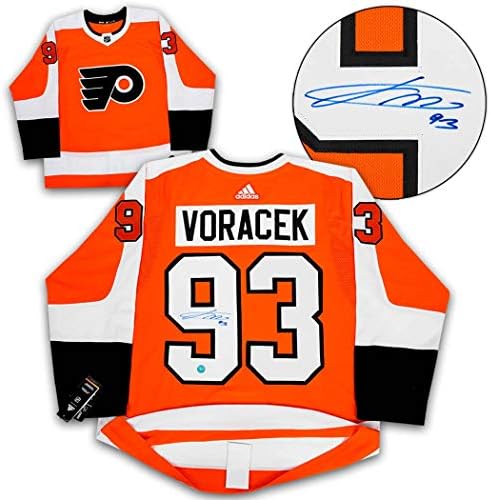 Jakub Voracek Philadelphia Flyers İmzalı Adidas Forması-İmzalı NHL Formaları