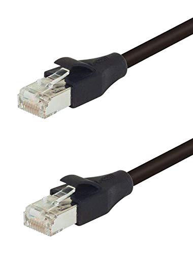 L-COM-TRD695AZHF-BLK - 75-Ethernet Kablosu, Cat6a, 22,86 m, 75 ft, Siyah