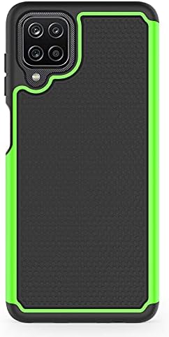 SYONER Darbeye Telefon Kılıfı Kapak ıçin Samsung Galaxy A12 (6.5, 2020) [Yeşil]