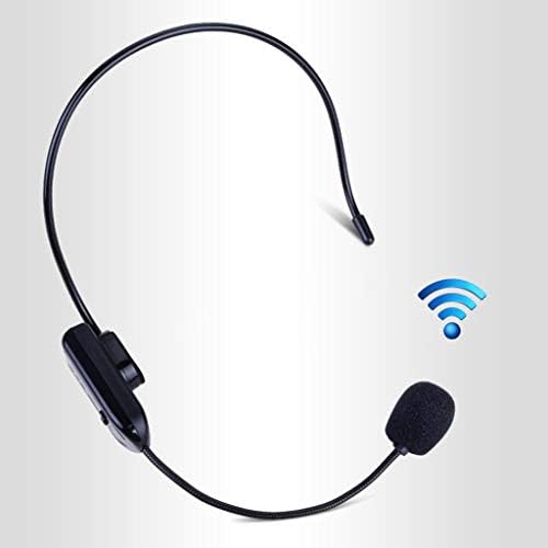 fengchensety Siyah Taşınabilir FM kablosuz mikrofonlu kulaklık Radyo Megafon Tur Rehberi Öğretim Toplantı Dersler Malzemeleri
