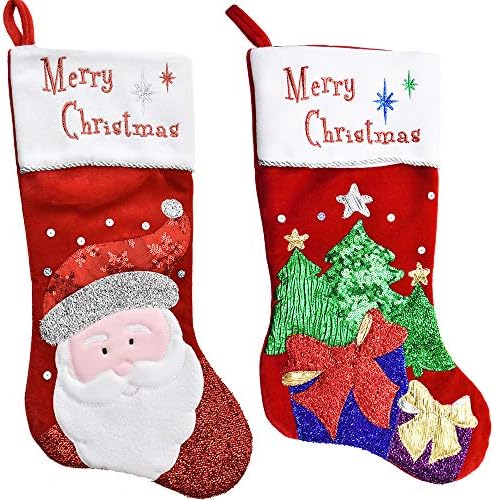 Homeford Merry Christmas Çorapları, 18 İnç, 2 Parça