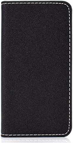 Cep Telefonu Kılıfı ıçin Büyük Huawei P30 Lite Düz Renk Manyetik Yatay Çevir Deri Kılıf Kart Yuvası ve Tutucu ıle(Siyah) (Renk: