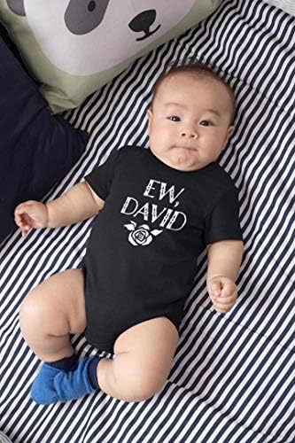 Pop Konuları Ew David Gül Alexis Komik Sevimli Grafik Bebek Erkek Bebek Kız Bodysuit