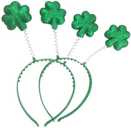 BinaryABC St Patrick Günü Kafa Bandı, Shamrock Başkanı Boppers Şapkalar, St Patrick Günü Süslemeleri, 2 Adet Yeşil