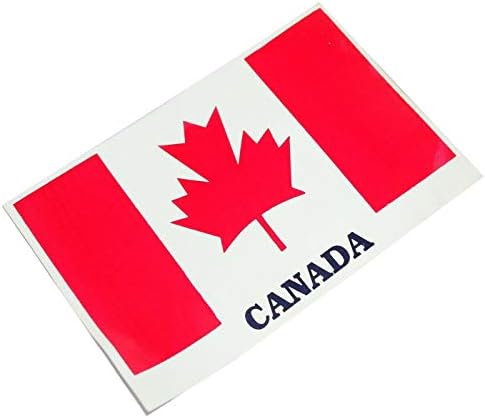 AEspares Uyar Kraliyet Enfield Klasik Electra Kanada Bayrağı Sticker Amblem Seti