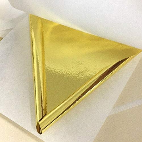 KABİTA-20pcs Altın Gümüş Folyo Kağıt Yapraklar Yaprak GildingArt El Sanatları Dekor Tasarım Kek Dekorasyon Çerez Sarma Malzemeleri
