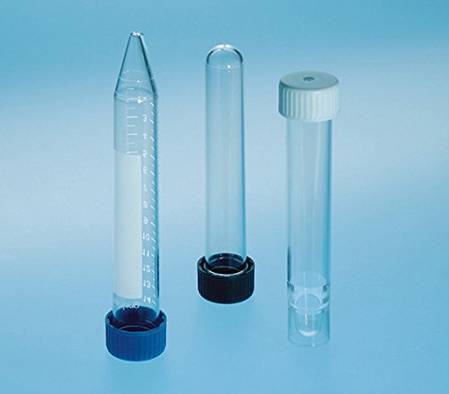 Süngü Kapaklı Greiner Bio-One 164161 Test Tüpü, Konik Etekli Alt, Steril, 16.8 mm Çap, 100mm Yükseklik, 12ml Nominal Hacim (1000'li