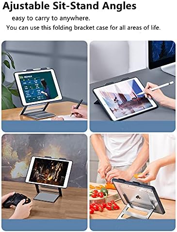 Temizle iPad kılıfı Pro 11 2021kalem Tutucu ile, Yükseltici Ayarlanabilir Alaşım Standı, Ayarlanabilir Sit-Standı Açıları Tablet
