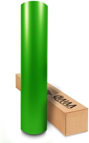 VVıVıD Mat Kireç Yeşil 5ft x 10ft 50sq ft Cast Vinil Çıkartması Kabarcık-Ücretsiz Araç Wrap İç