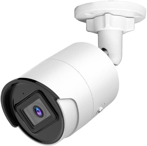 4MP Bullet PoE IP Kamera –Acusense AI Güvenlik Kamerası İnsan ve Araç Algılama, Dahili Mikrofon, 98Ft Gece Görüş, H. 265+ , Destek