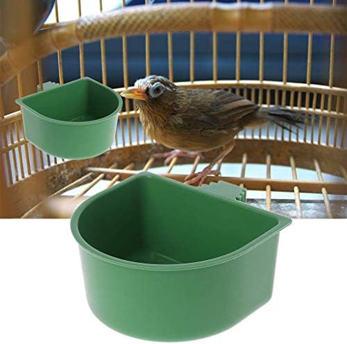 Yeniden kullanılabilir Plastik Papağan Besleyici Gıda su kasesi Güvercinler Kuşlar Kafes Kum Fincan Besleme Rahat ve Çevre Dostu