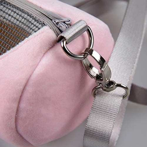 Alışkanlık Cüce Hamster Taşıyıcı Çanta Taşınabilir Silindir Sıcak Açık Çanta Ayarlanabilir Tek Omuz Askısı ile
