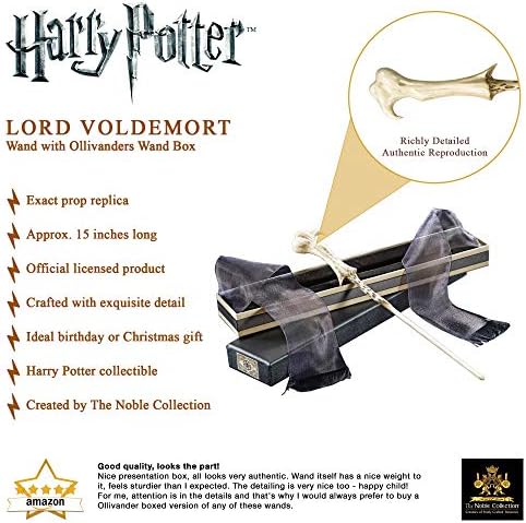 Asil Koleksiyon Harry Potter Lord Voldemort'un Ollivander'ın Kutusundaki Değneği