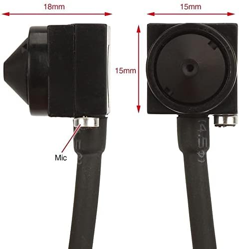 CNDST Mini Casus Gizli Kamera HD 1000TVL Küçük Taşınabilir Kablolu Casus Kamera İğne Deliği Dönüştürmek Kamera BNC Video Kamera