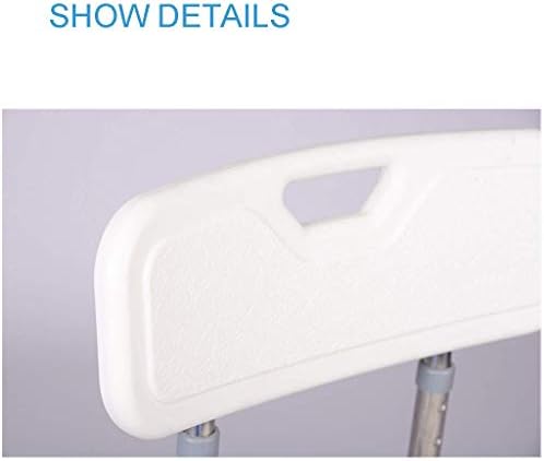 LZLYER Duş Sandalyesi Tuvalet Küveti Taşınabilir Yüksekliği Ayarlanabilir Duş Taburesi, Çıkarılabilir Kolçaklı Banyo Koltuğu