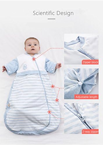 Warmeaty Bebek Yürüyor Organik Uyku Tulumu Ayrılabilir Kol Unisex Giyilebilir Battaniye