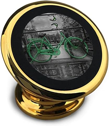 Yeşil Bisiklet Manyetik araç tutucu, cep telefonu Tutucu Tüm Cep Telefonları ile Uyumlu Araba Engelsiz mıknatıslı araç telefonu