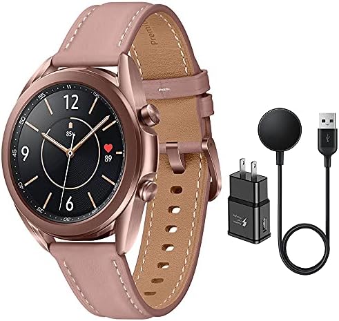 Samsung Galaxy Watch 3 Paslanmaz Çelik (41mm) SpO2 Oksijen, GPS Fitness Akıllı Saat, IP68 Suya Dayanıklı Uluslararası Model,
