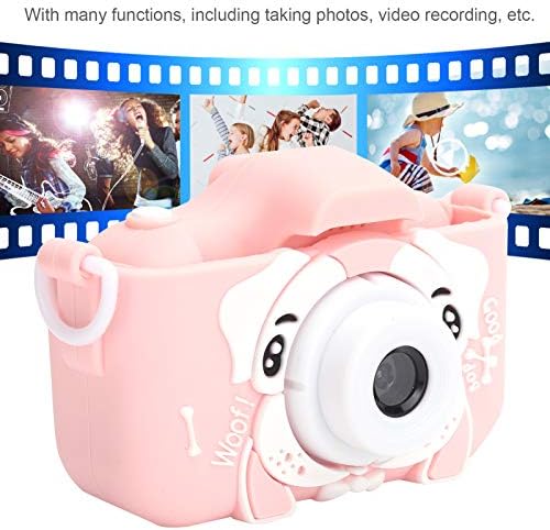 Çocuklar Özçekim Kamera, HD Dijital Video Kameralar Noel Doğum Günü Hediyeleri, çocuk Kamera Mini Köpek Desen Dijital 1080 P