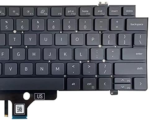 LXDDP Laptop Yedek ABD Düzeni Arkadan Aydınlatmalı dell için klavye Latitude 7420 7410 5420 Siyah