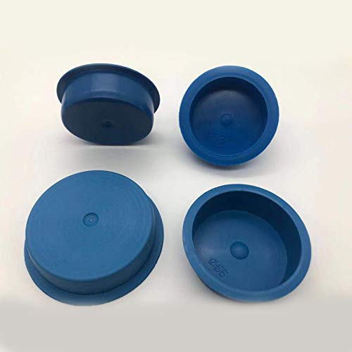PE Fiş Deliği Geçmeli Sürgülü Kapak Plastik Dikişsiz Kapaklar Metal Levha için Mavi ≥ 50 10 adet