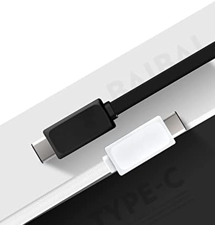 Hızlı Güç Düz USB-C Kablosu USB 3.0 Gigabyte Hızları ve Hızlı Şarj Uyumlu Xiaomi M2010J19CG ile Uyumlu! (Siyah 3. 3ft1M)