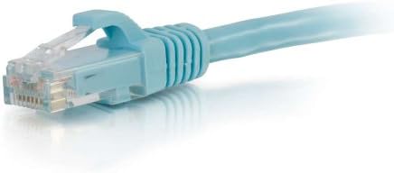 C2G 00711 Cat6a Kablo-Snagless Korumalı Ethernet Ağ Yama Kablosu, Siyah (6 Fit, 1,82 Metre)