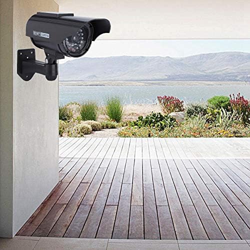 CCTV Güvenlik Dome Kamera Kukla Sahte Güvenlik Kamerası, Sahte Güvenlik Kameraları, Kapalı Açık için Kırmızı LED kayıt ışığı