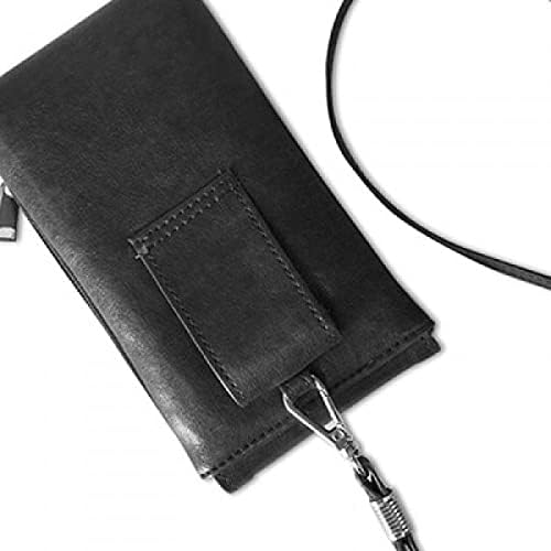 Devre Şeması Fiş Soket Desen Telefon Cüzdan Çanta Asılı Cep Kılıfı Siyah Cep