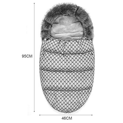 Evrensel Bebek Arabası Rahat Ayak Parmakları, Bebek Uyku Tulumu Footmuff Kapak Battaniye, yumuşak Polar Polar Buggy Kaput ile