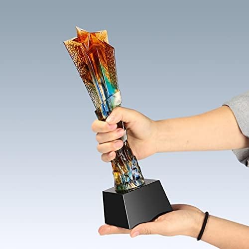 Madalya Kupalar, Ödülleri Renkli Sır Beş Köşeli Yıldız Trophy Üstün Çalışan Ödülü Trophy High-end Kristal Trophy Ev Oturma Odası