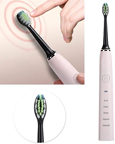 Hyuduo Ultrasonik Elektrikli Diş Fırçaları, Şarj Edilebilir Diş Fırçası, 5 Mod, Akıllı Hava Basıncı Tasarımı, Yetişkinler ve