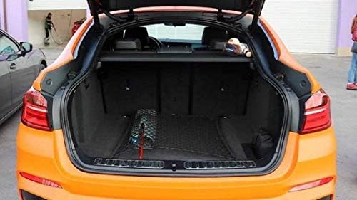 Araba Bagaj Kargo Ağı-BMW X4 X 4 2013-2020 için %100 Özel Araç Üretildi ve Takıldı-Elastik Örgü Depolama Organizatörü-Premium