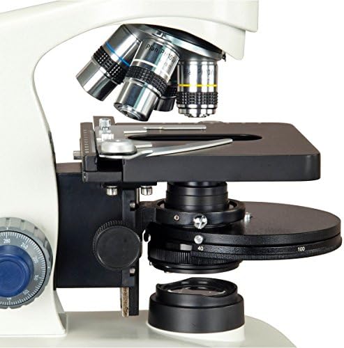 OMAX 40X-2000X 9.7 İnç Touchpad Ekran Dijital Planı Faz Kontrast LED Lab Trinoküler Mikroskop