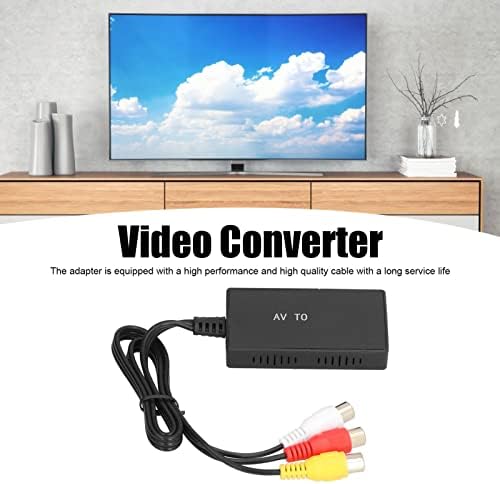 Qionia HD Video Dönüştürücü, Taşınabilir Hızlı Mini Ses ve Video Dönüştürücü Profesyonel Kullanım için DVD Oynatıcılar için Uygun