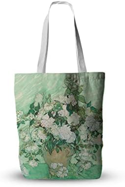 Yeni Van Gogh Yağlıboya Bayanlar Kanvas Çanta, Retro Rahat Bayanlar omuzdan askili çanta, yeniden Kullanılabilir alışveriş çantası