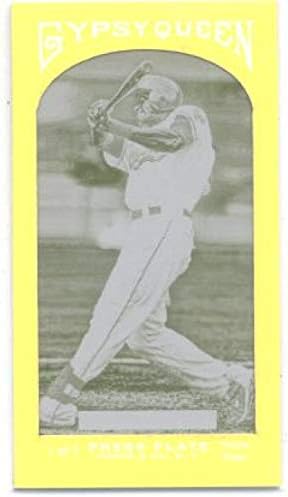 2011 Topps Çingene Kraliçe Mini Baskı Plakaları Sarı 227 Cameron Maybin San Diego Padres MLB Beyzbol Kartı / 1 NM-MT