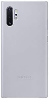 Samsung Galaxy Note10 + Kılıf, Deri Arka Koruyucu Kapak-Gümüş (Garantili ABD Versiyonu) (EF-VN975LJEGUS)