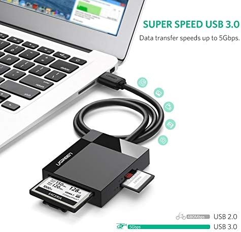 UGREEN SD kart okuyucu USB 3.0 Kart Hub Adaptörü Paketi ile USB C Hub, USB C HDMI Adaptörü 6 in 1 Tipi C Hub