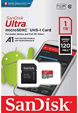 Ultra 1 TB microSDXC Çalışır LG D315 Artı SanFlash ve SanDisk tarafından Doğrulanmış (A1/C10/U1/8 k/120MBs)