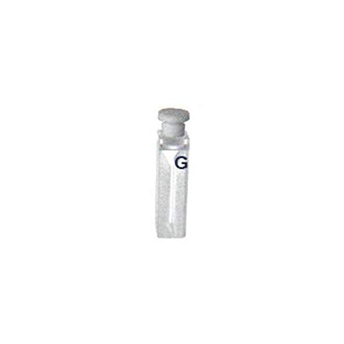 Labomed G395 Buzlu Duvarlı ve Teflon Tıpalı Mikro Hücre, Cam, 20 mm, 3,5 ml (2'li Paket)
