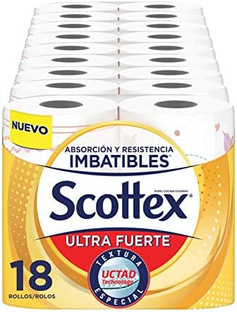 Scottex Ultra Güçlü Mutfak Kağıdı-18 Rulo Paket